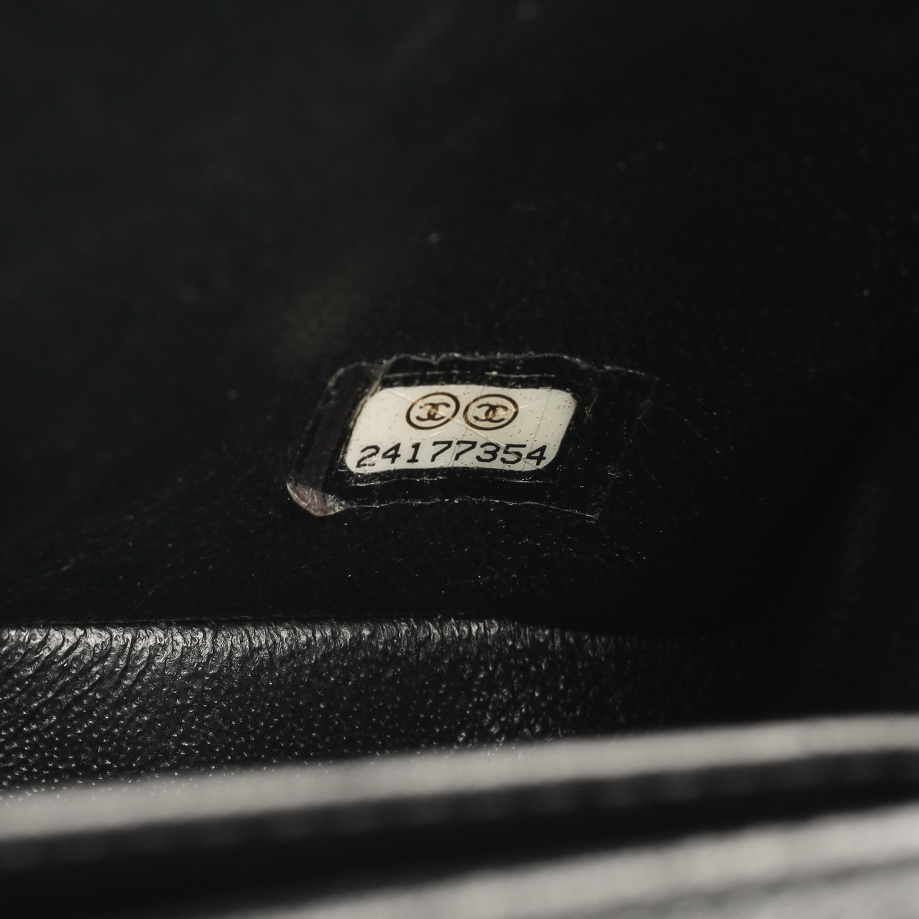 Mini Square Classic Flap - Black Calfskin