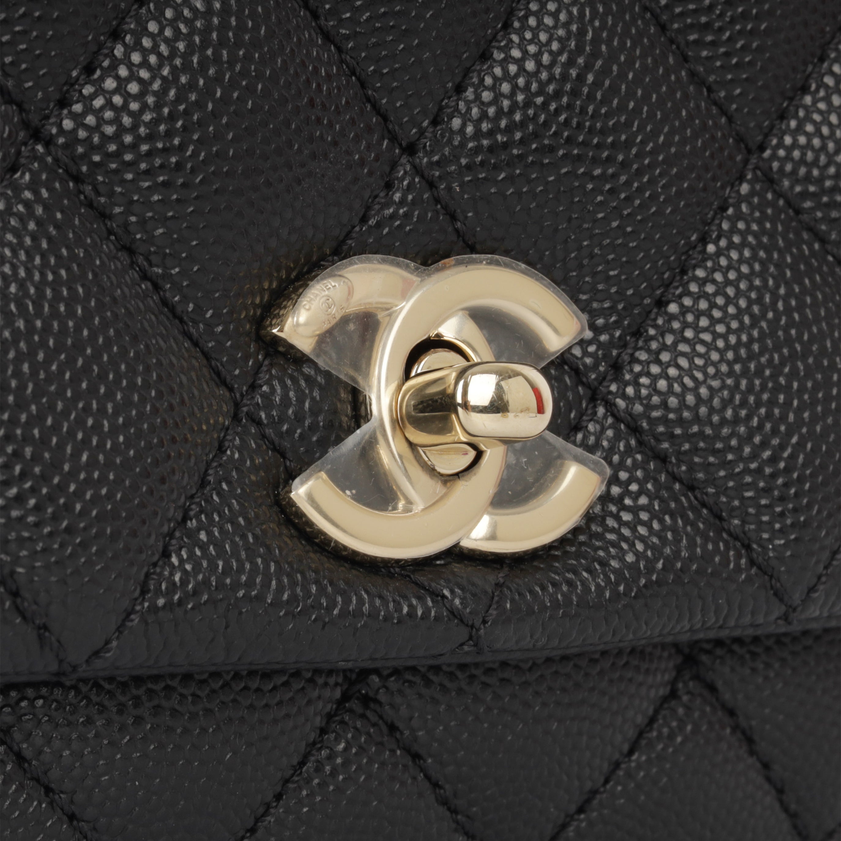 Chanel Mini Coco Handle - Black Caviar