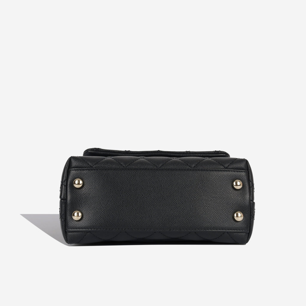 Chanel Mini Coco Handle - Black Caviar