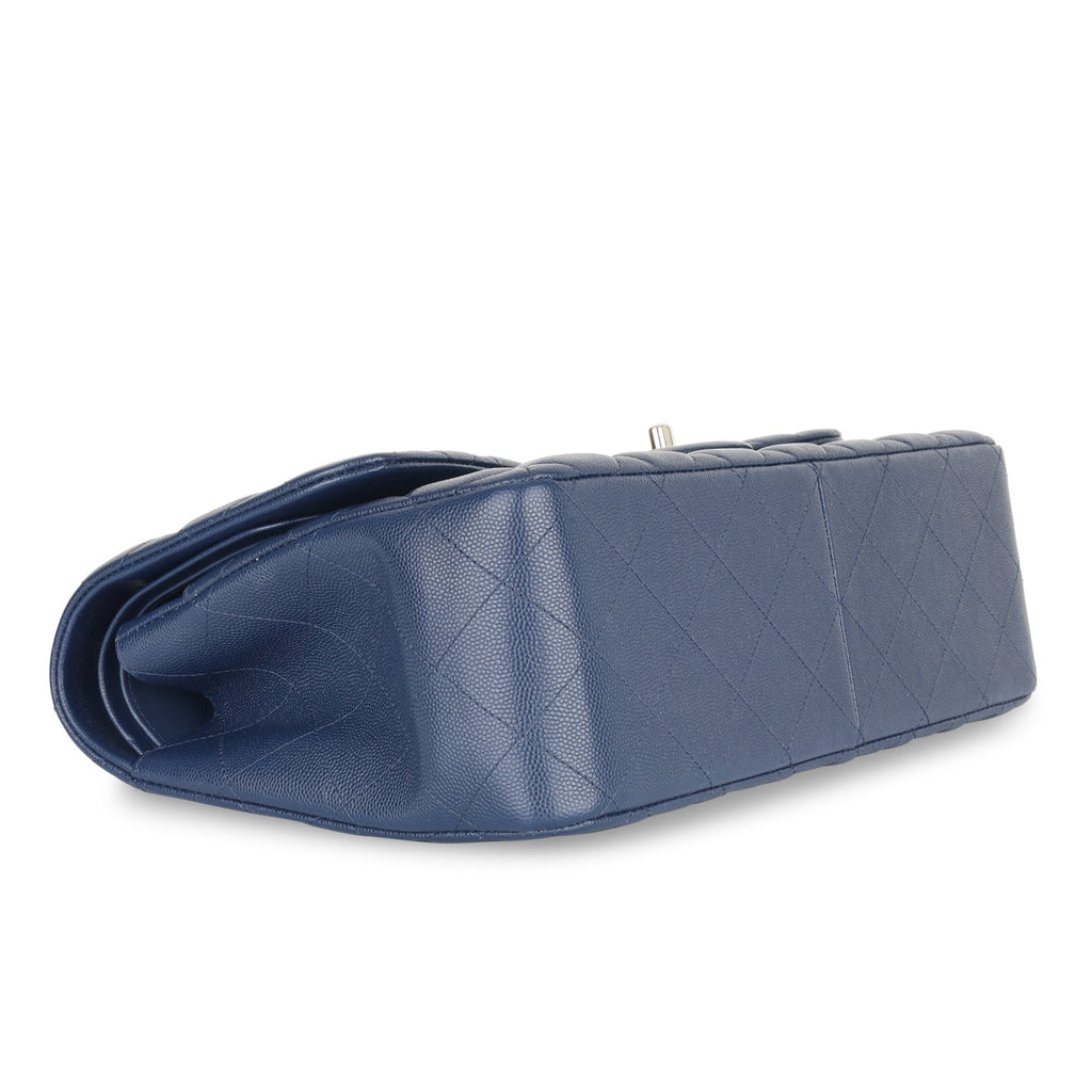 Jumbo Classic Flap Bag - Navy