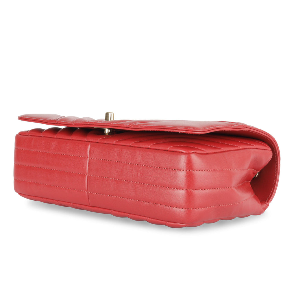 Chanel Chevron Statement Flap Bag