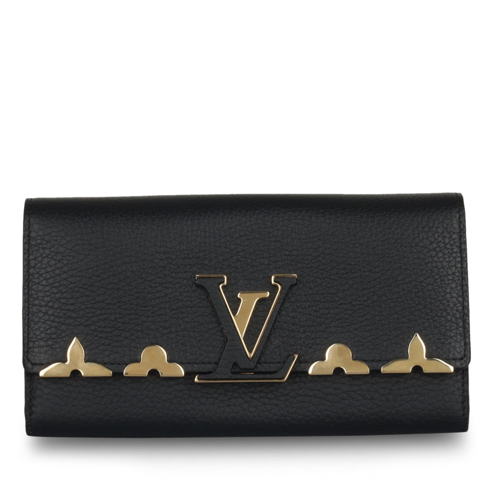 Louis Vuitton Capucines Wallet - Black