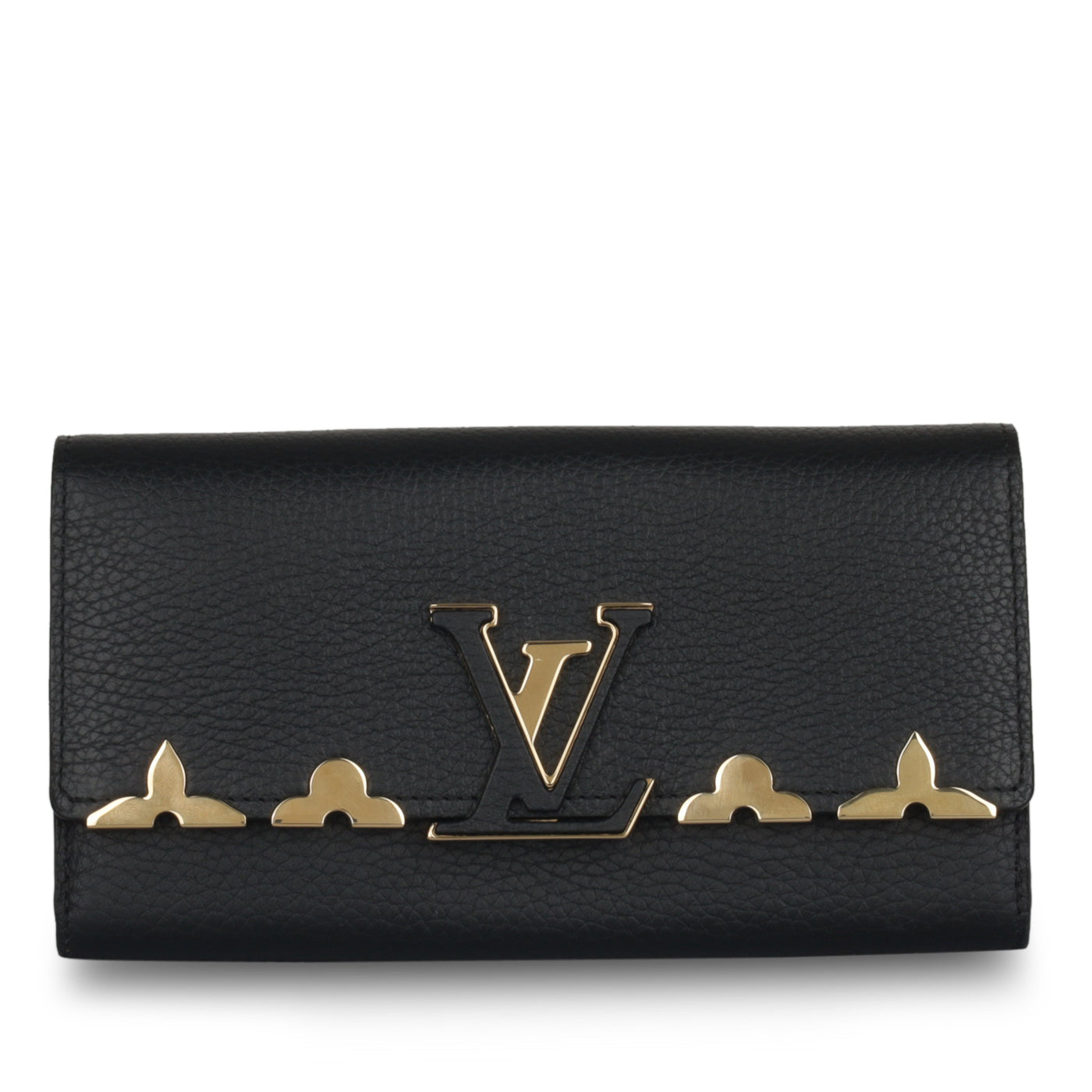 Louis Vuitton Capucines Wallet - Black