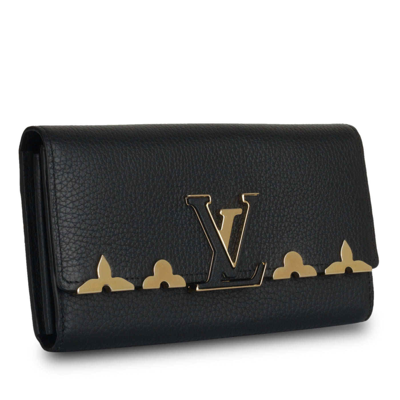 Louis Vuitton Capucines Wallet - Black
