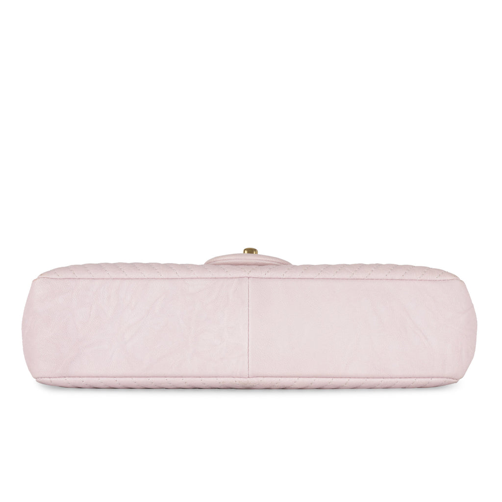 Chevron Surpique Flap Bag