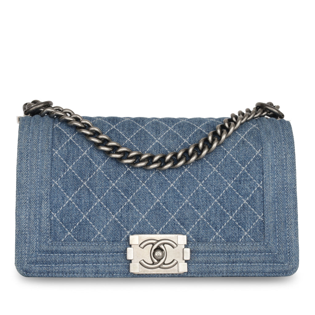 Old Medium Boy Bag - Denim