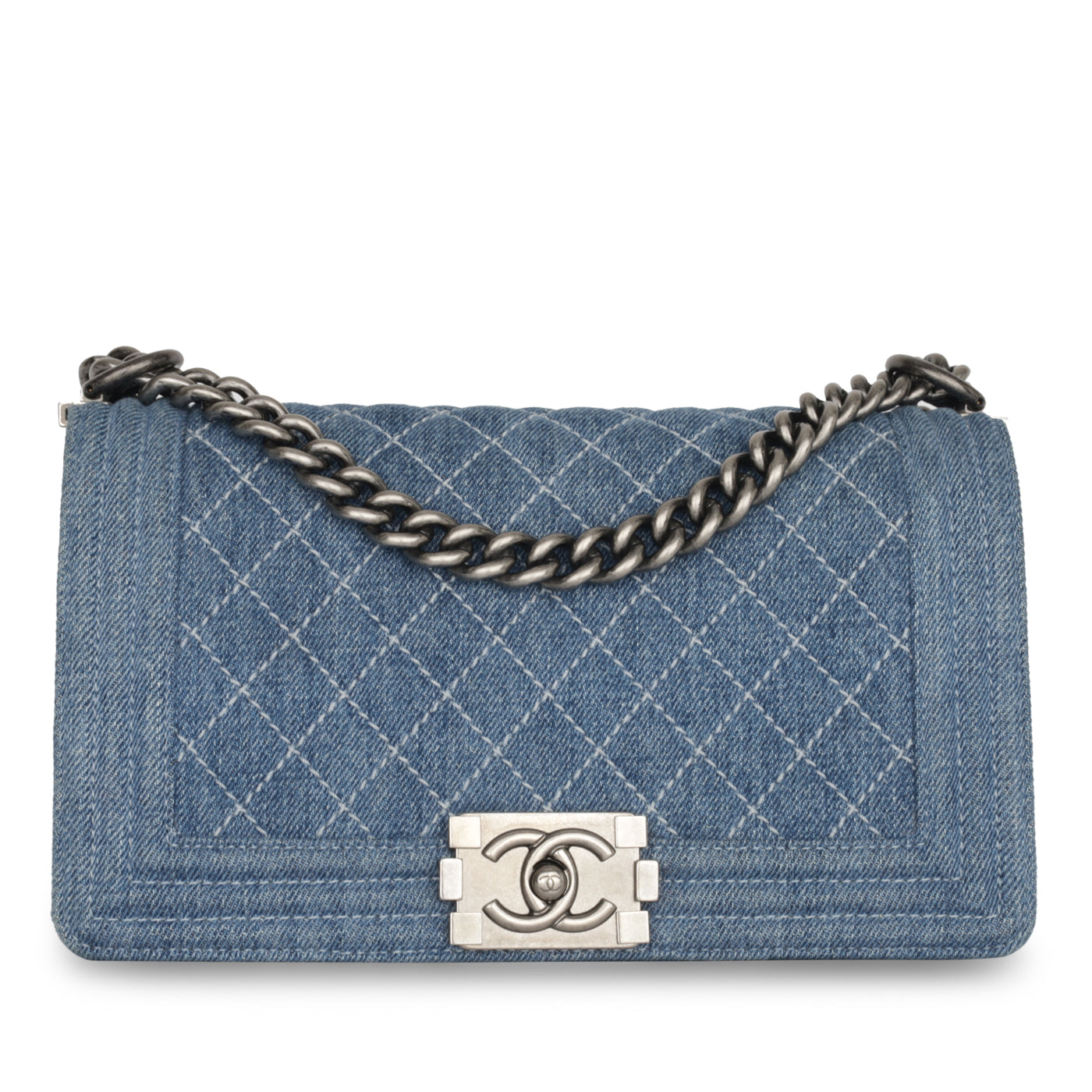 Old Medium Boy Bag - Denim