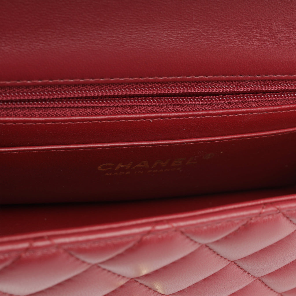 Mini Flap Bag With Top Handle