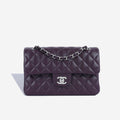 Small Classic Flap Bag - Aubergine