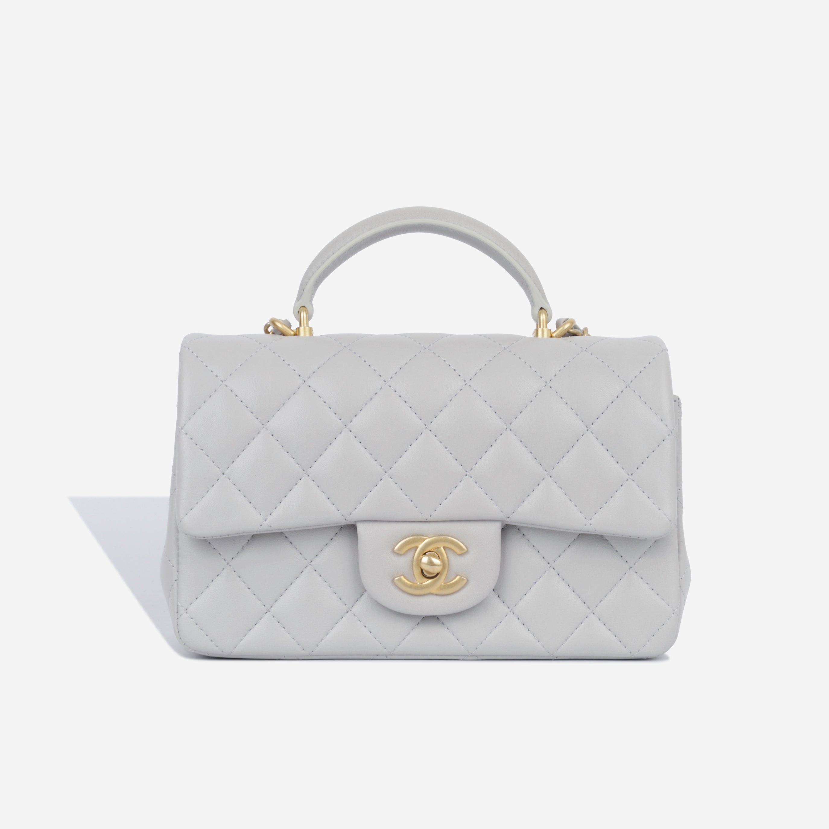 Mini Flap Bag With Top Handle
