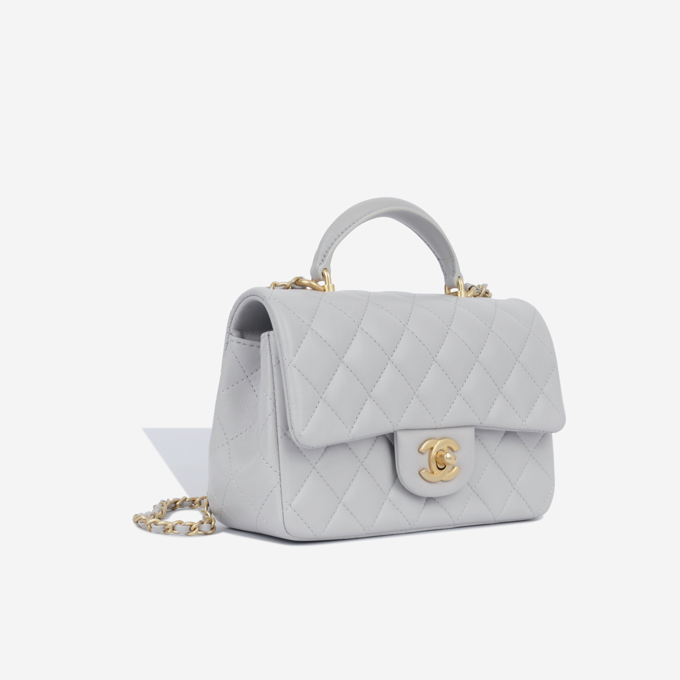 Mini Flap Bag With Top Handle