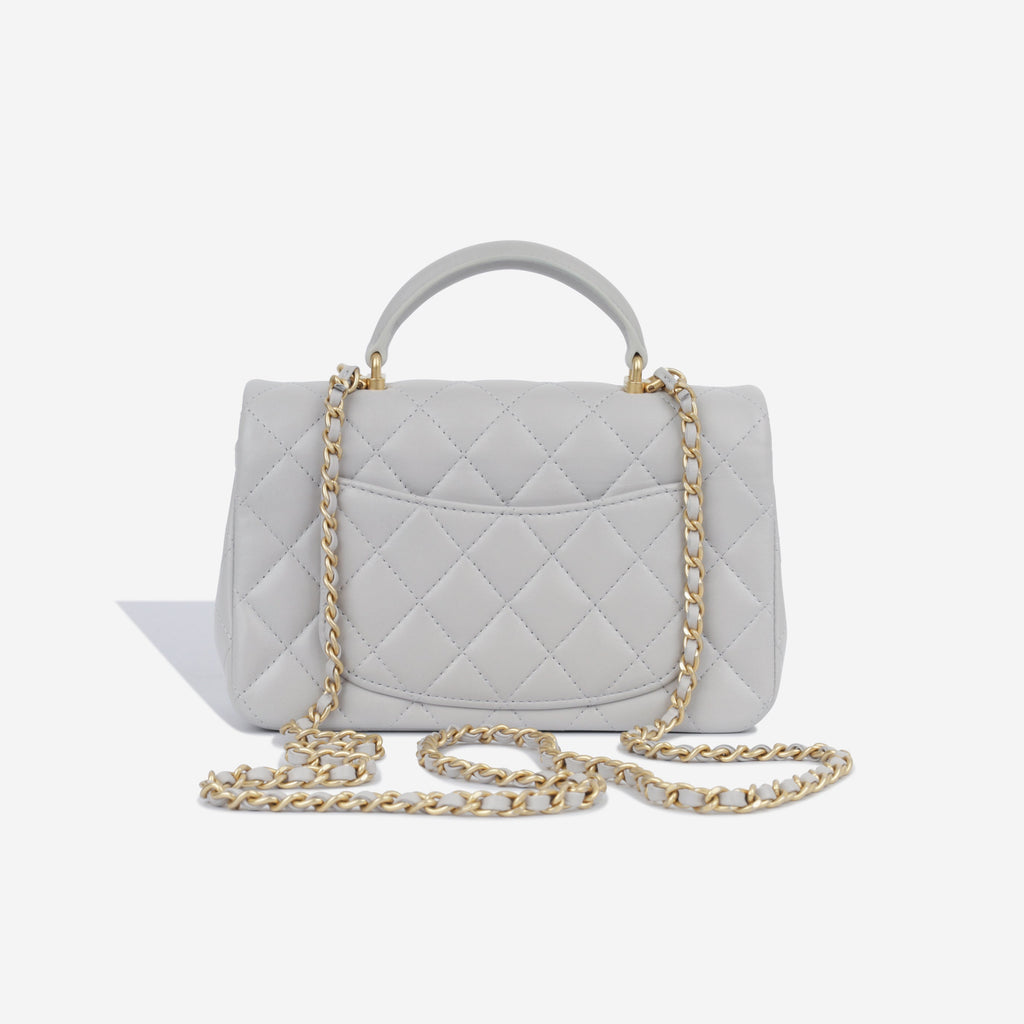 Mini Flap Bag With Top Handle