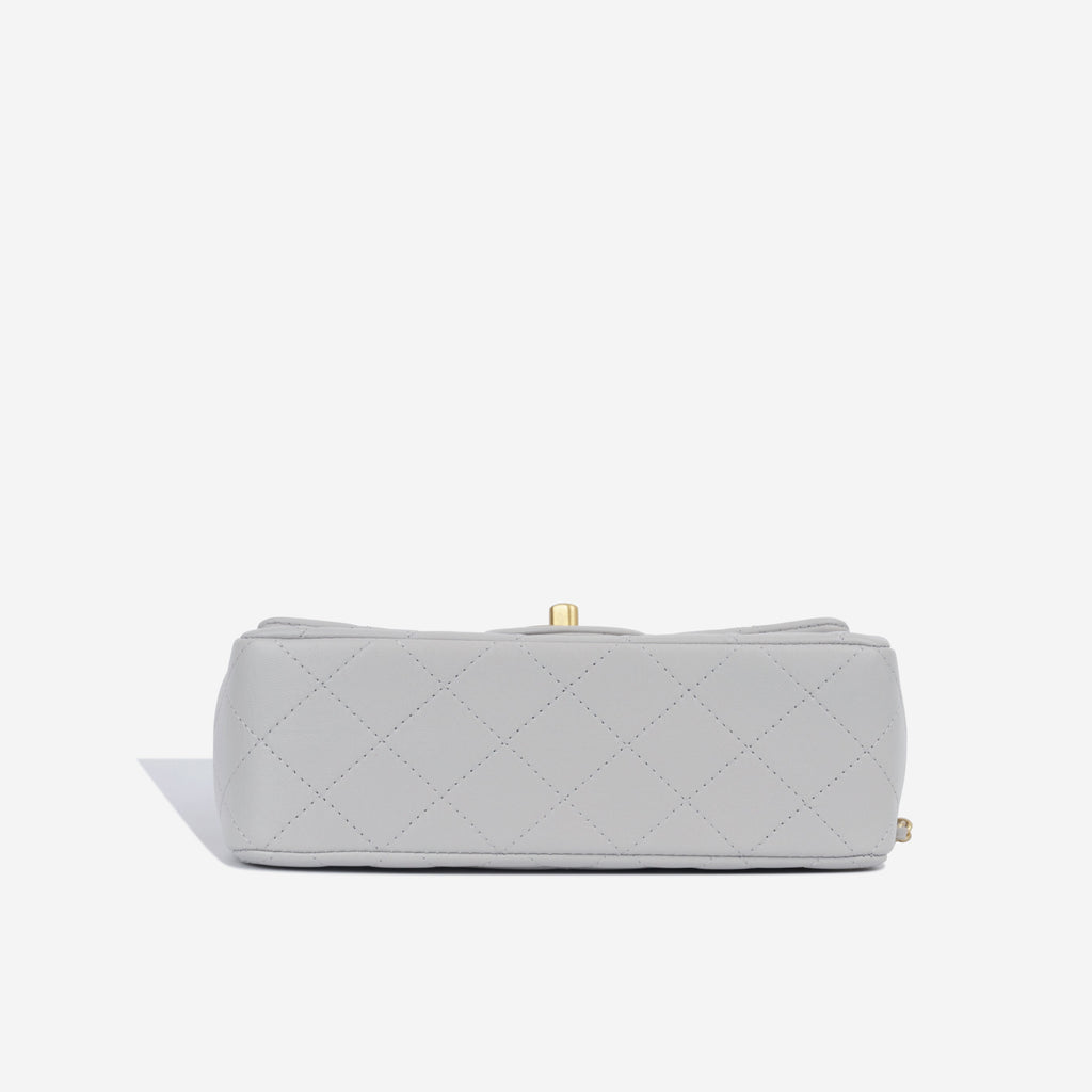 Mini Flap Bag With Top Handle