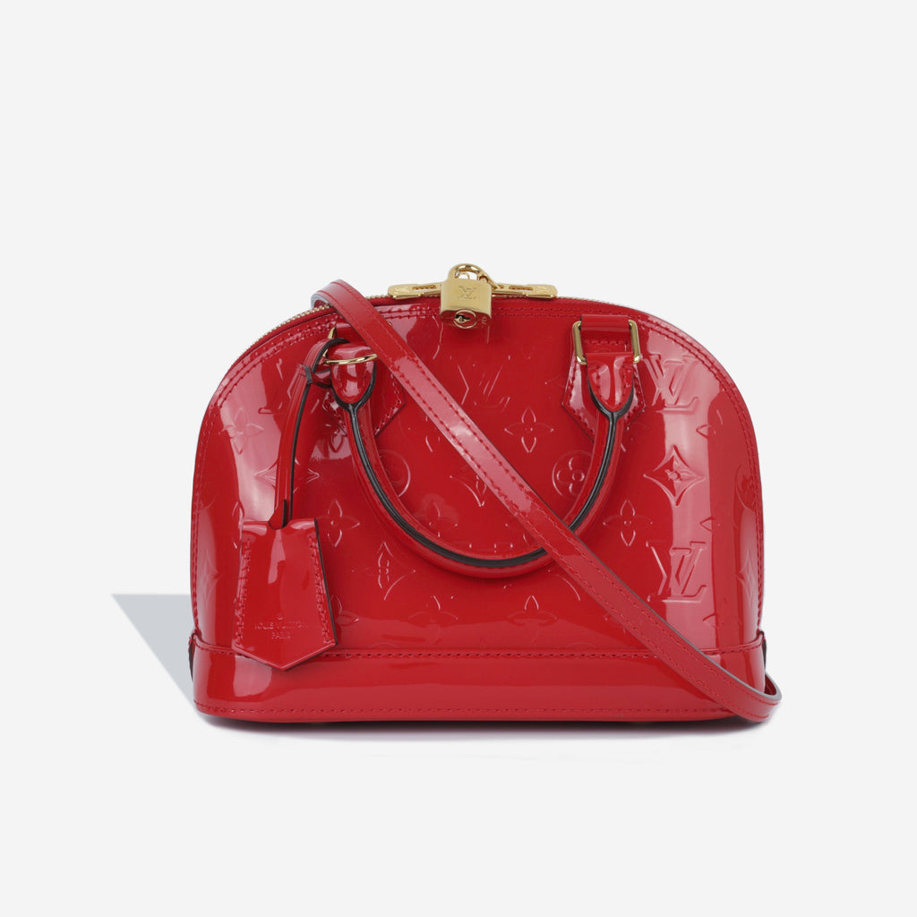 Louis Vuitton Alma BB - Red Vernis