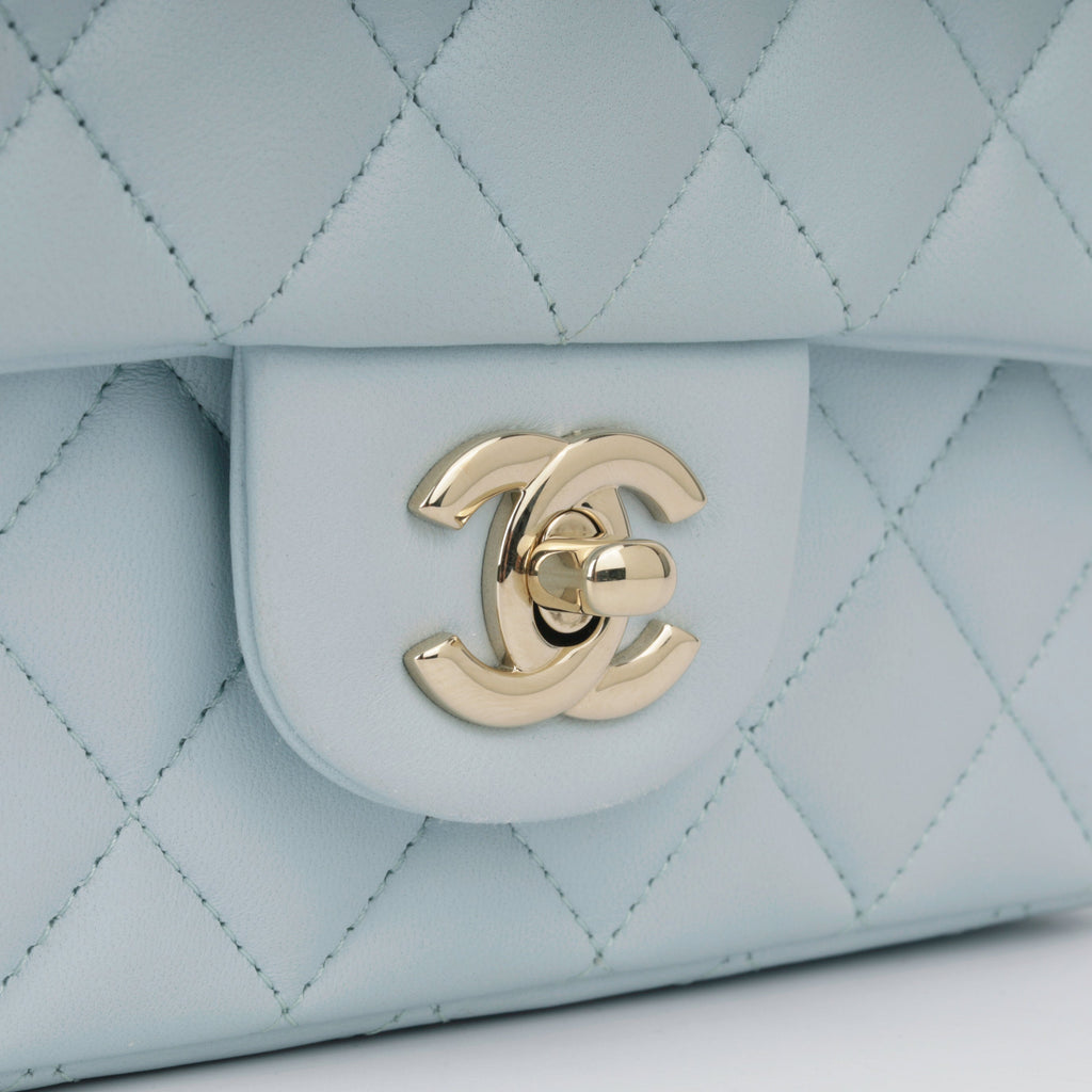 Mini Flap Bag With Top Handle