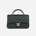 Mini Flap Bag With Top Handle