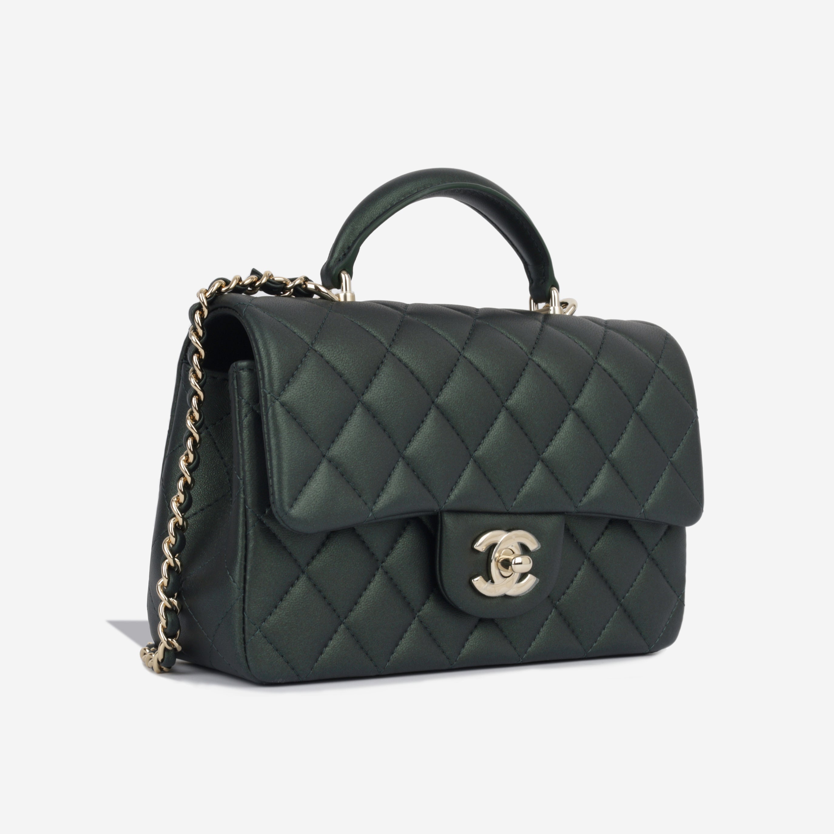 Mini Flap Bag With Top Handle