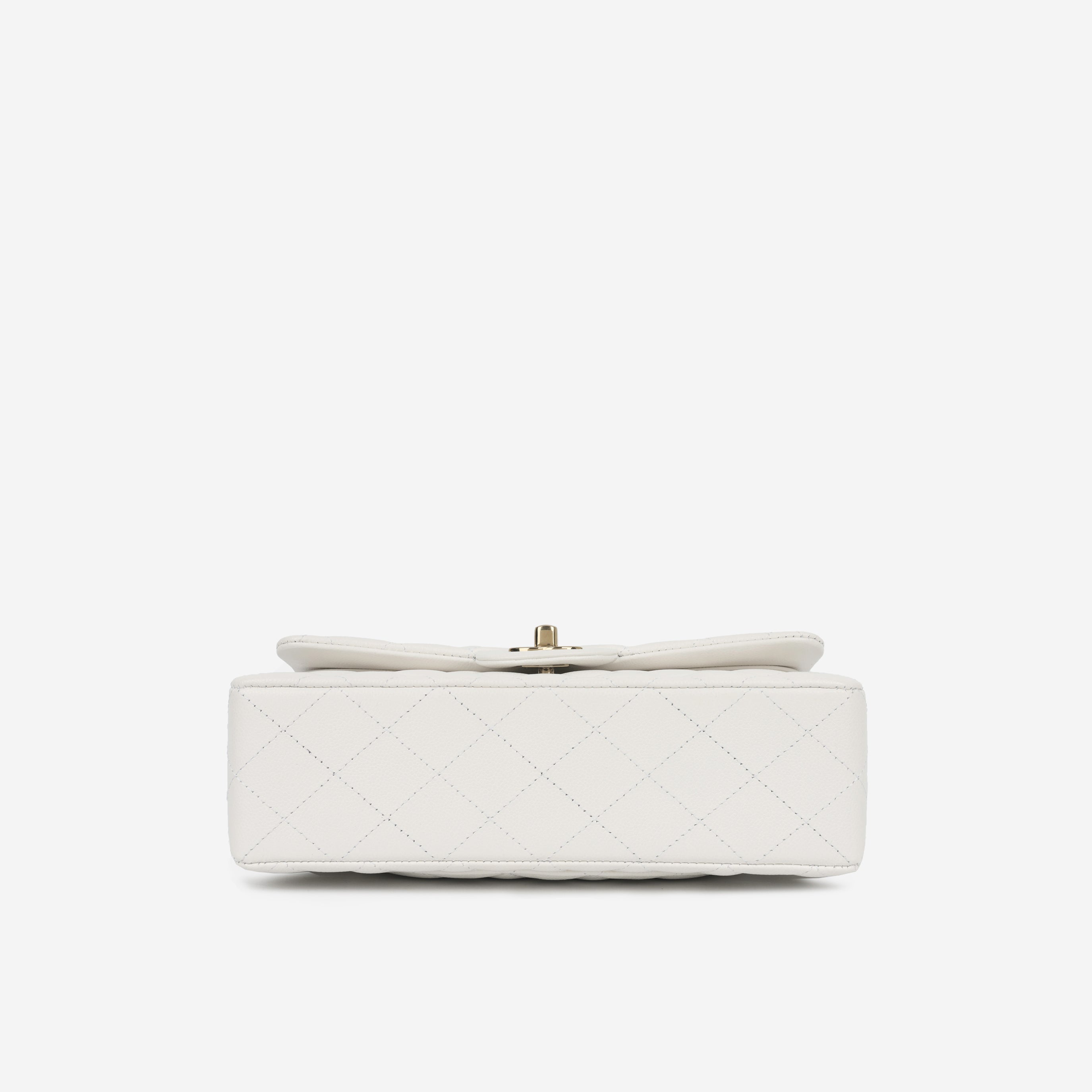 Chanel Small Classic Flap Bag - White