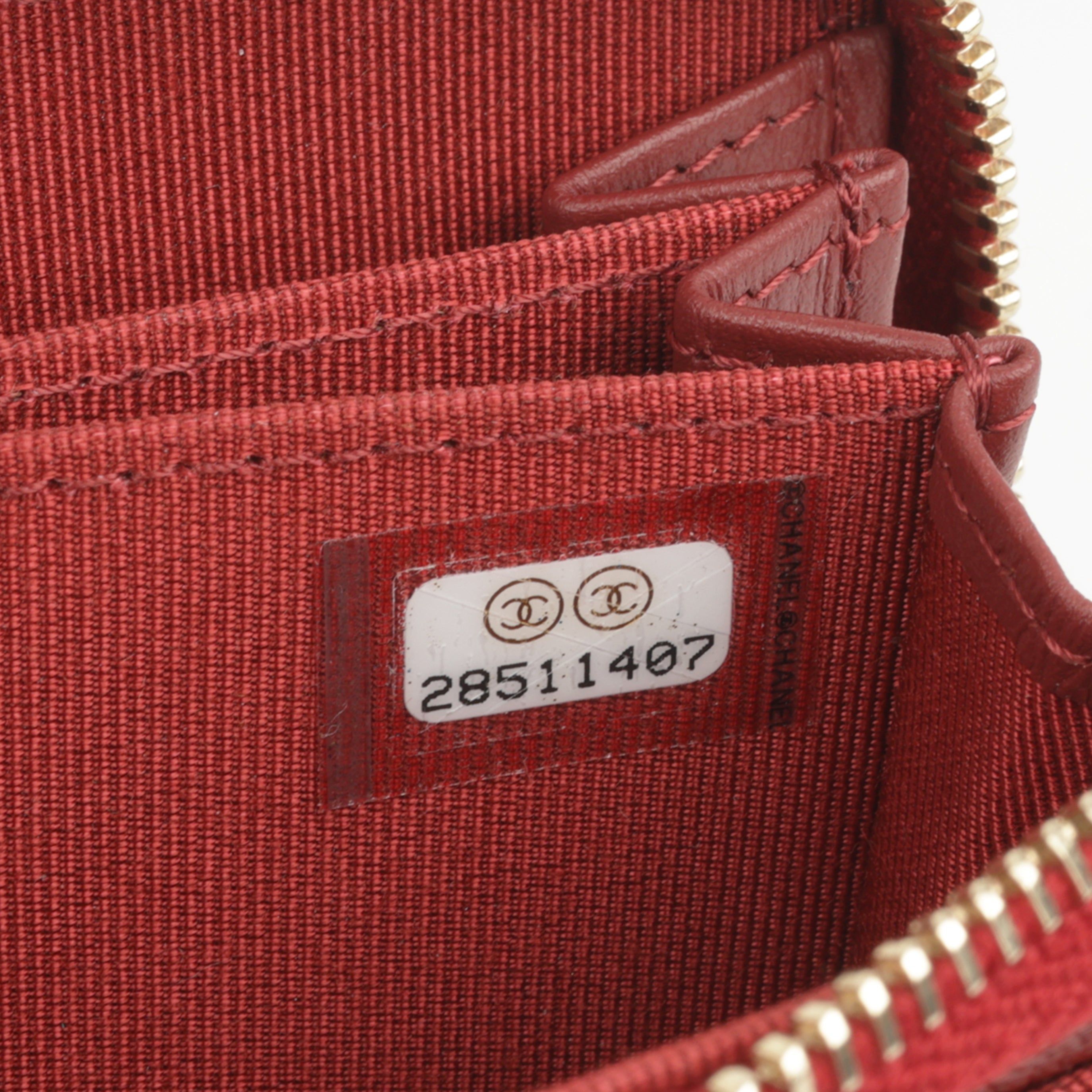 Chanel Zip Around Coin Purse