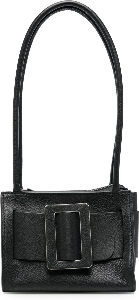 BOBBY 18 SOFT LEATHER HANDBAG - BLACK