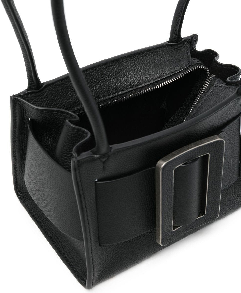 BOBBY 18 SOFT LEATHER HANDBAG - BLACK