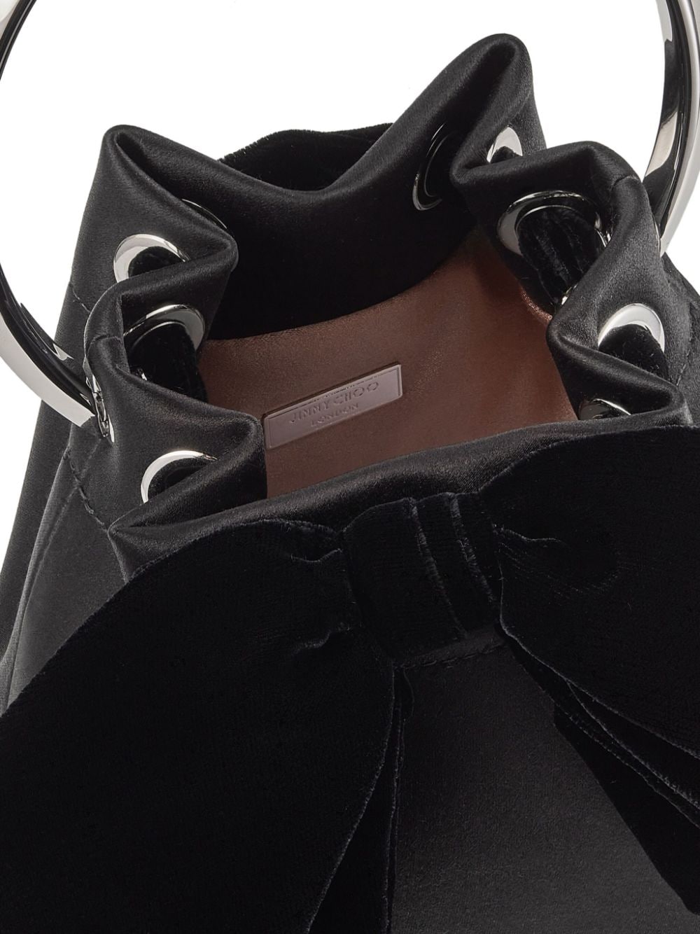 BON BON LEATHER BUCKET BAG