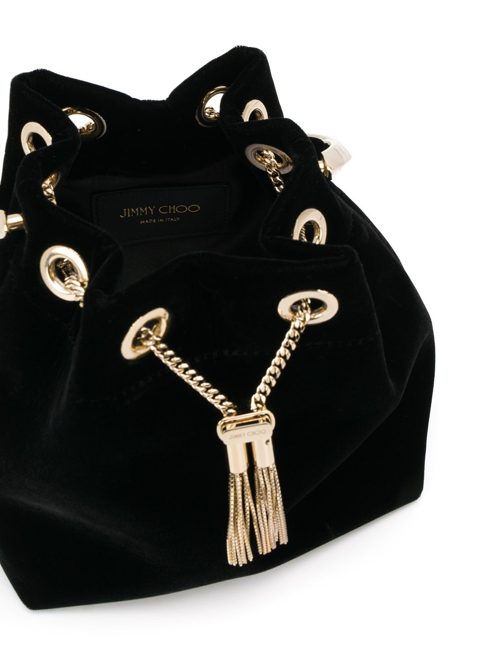 BON BON VELVET BUCKET BAG