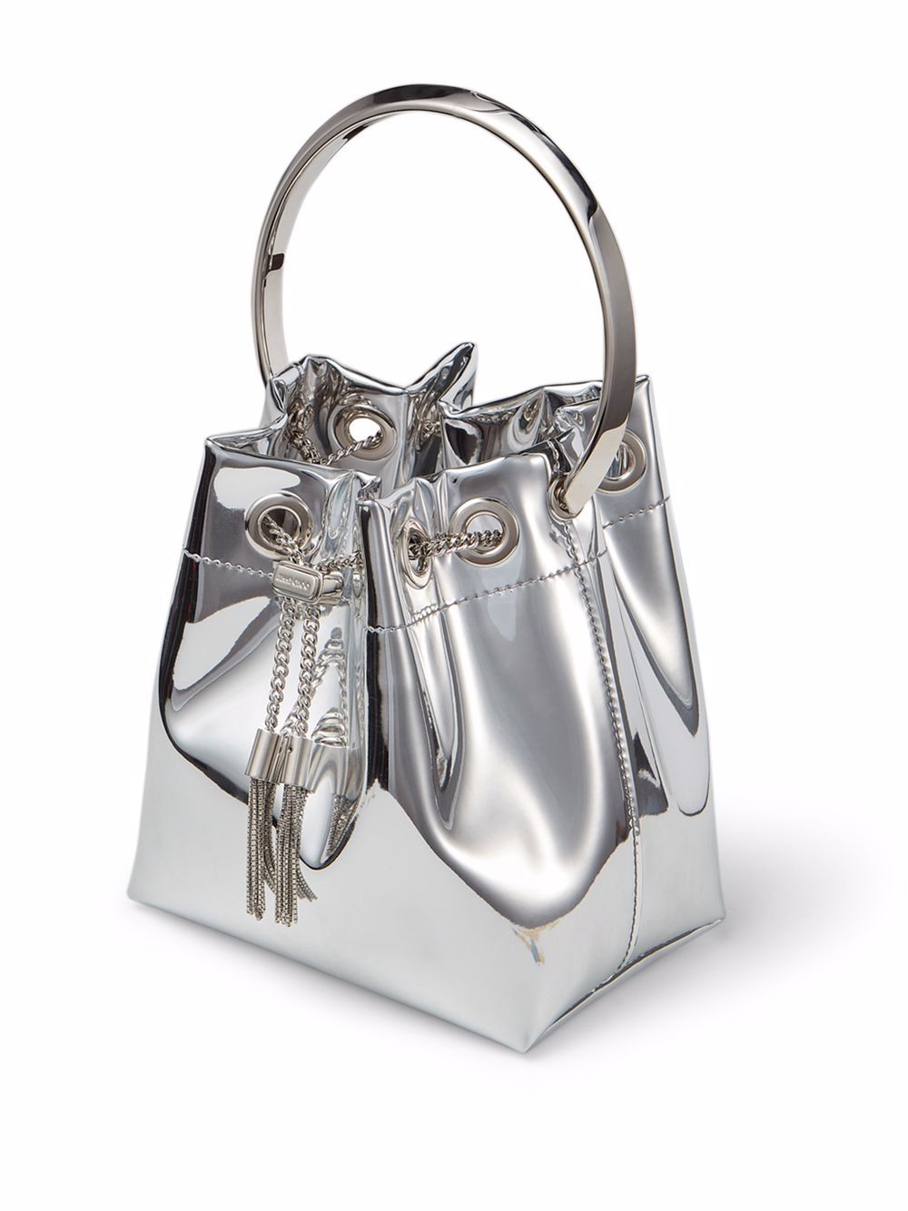 BON BON LEATHER BUCKET BAG