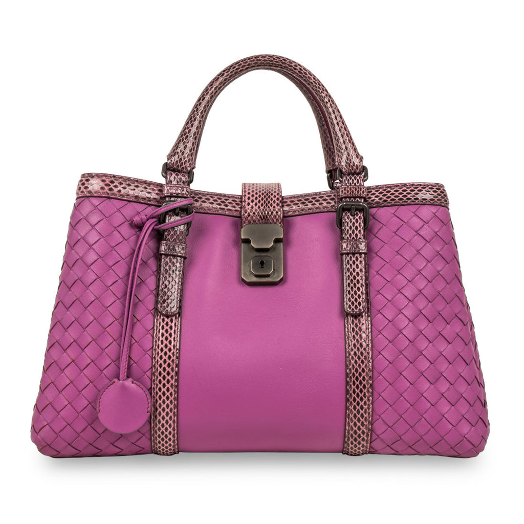 Bottega Veneta Small Roma Bag - Python