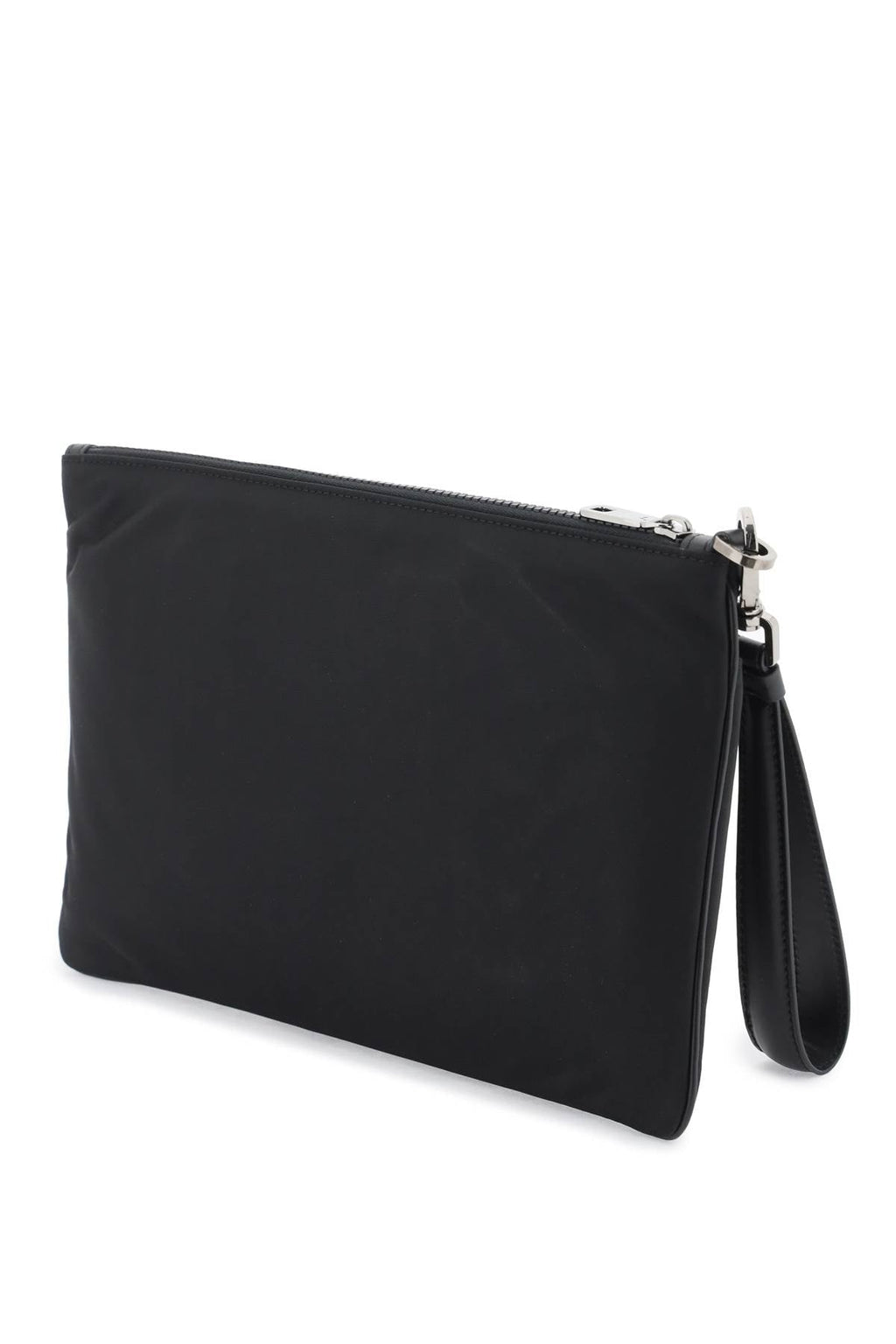 Dolce & Gabbana Nylon Pouch With Rubberized Logo Men