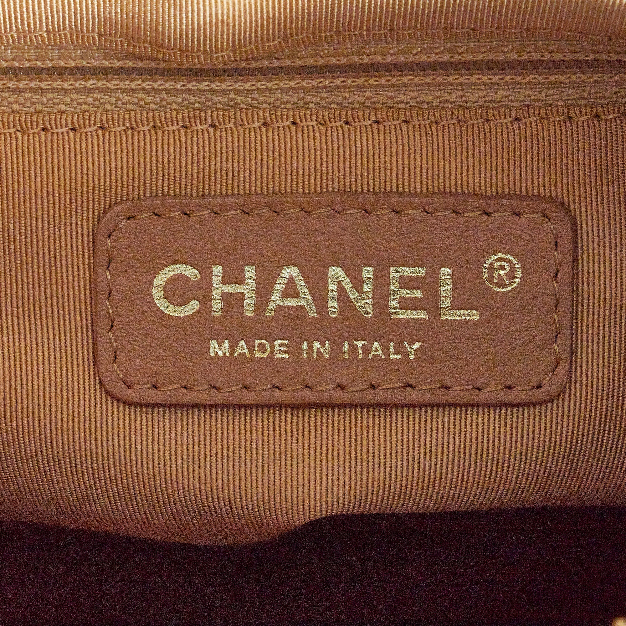 Chanel CC Timeless Shoulder Bag Large Beige Caviar Gold