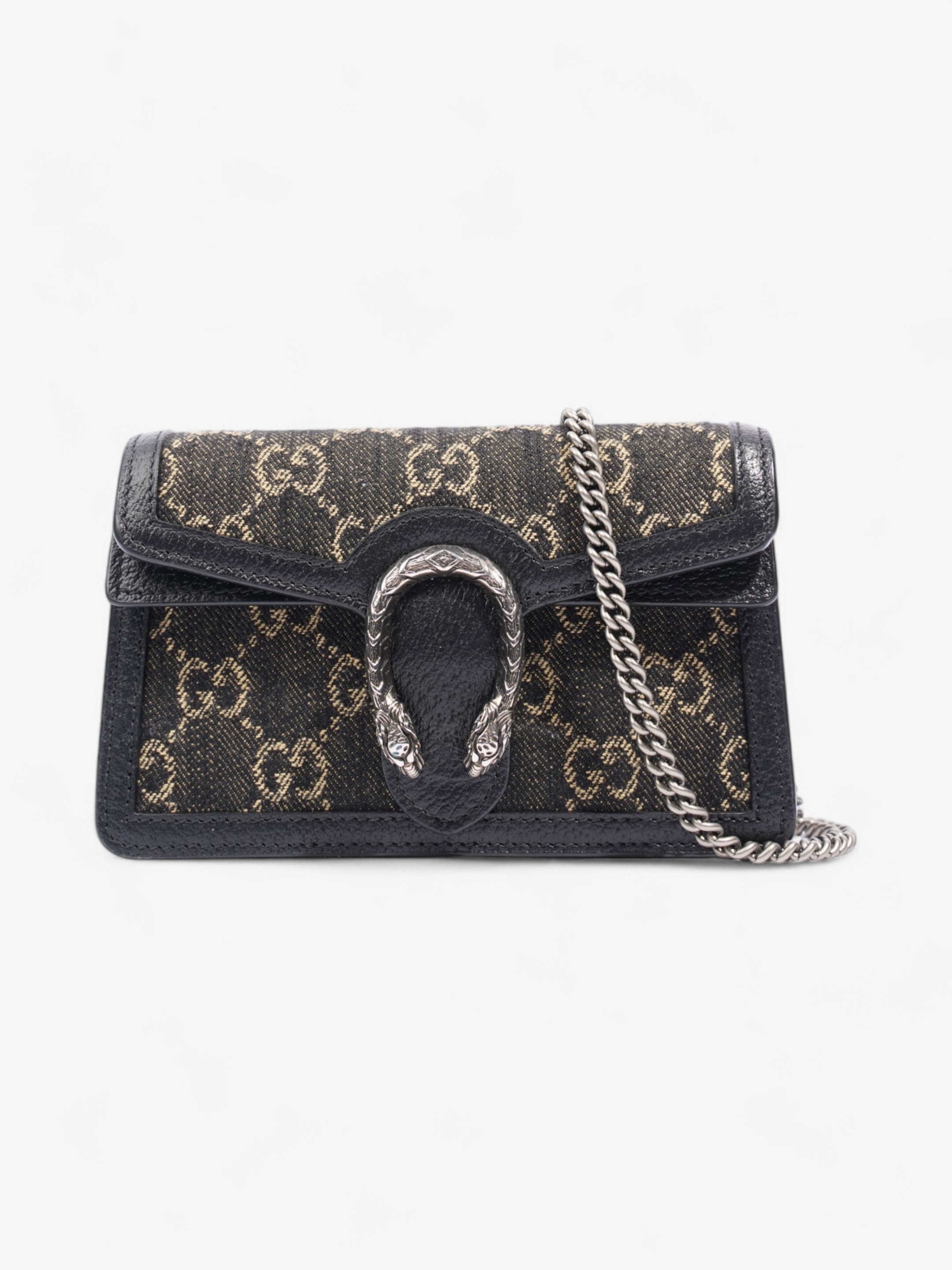 Gucci Dionysus Black / GG Supreme Denim Super Mini