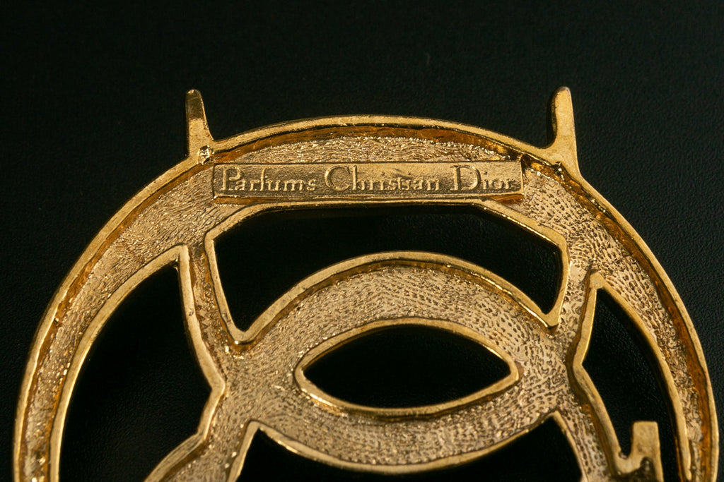 Broche en mÃƒÆ’Ã‚Â©tal dorÃƒÆ’Ã‚Â© Christian Dior