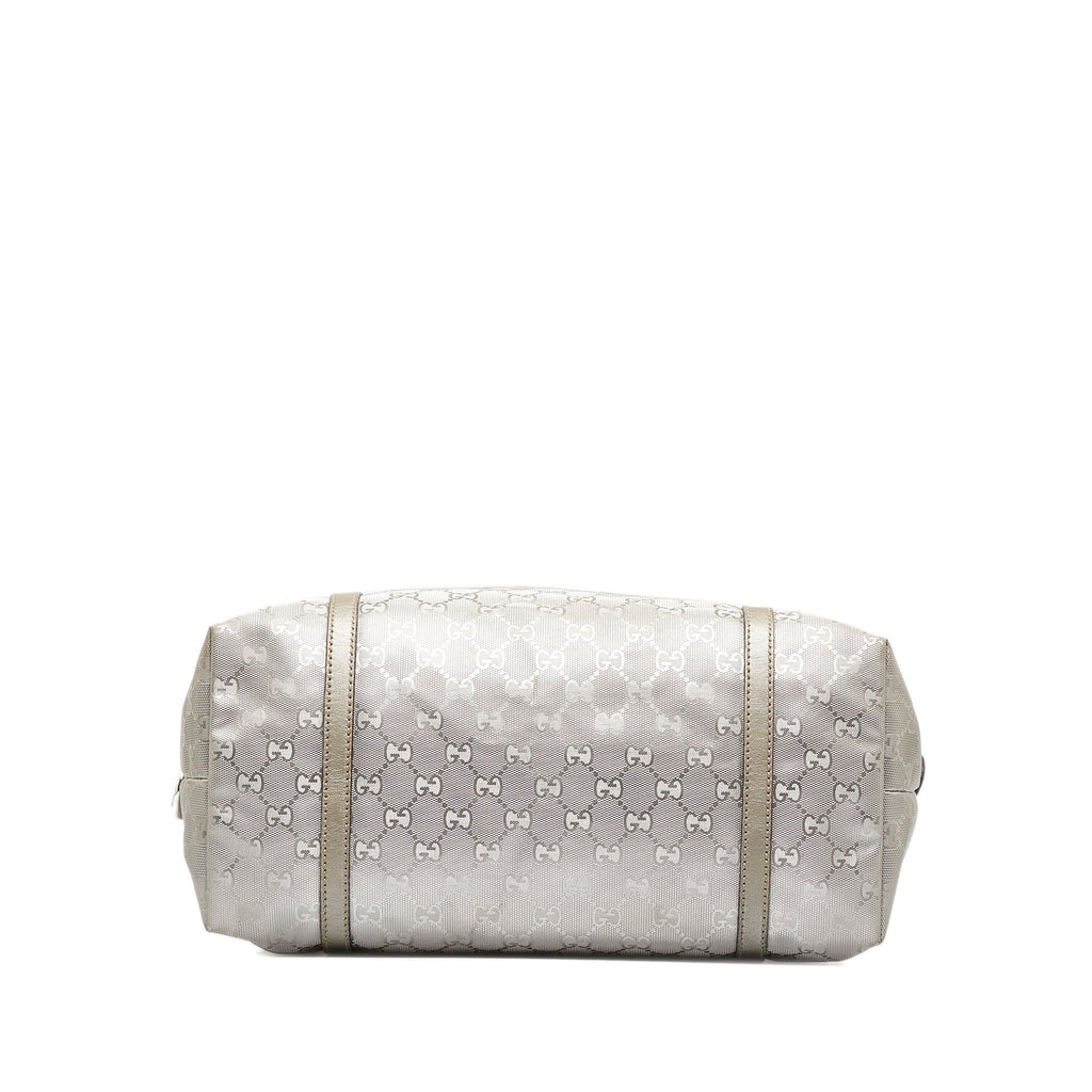 Silver Gucci GG Imprime Joy Tote Bag