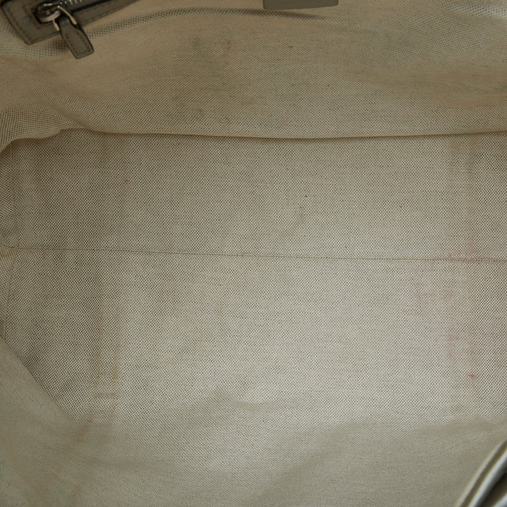 Silver Gucci GG Imprime Joy Tote Bag