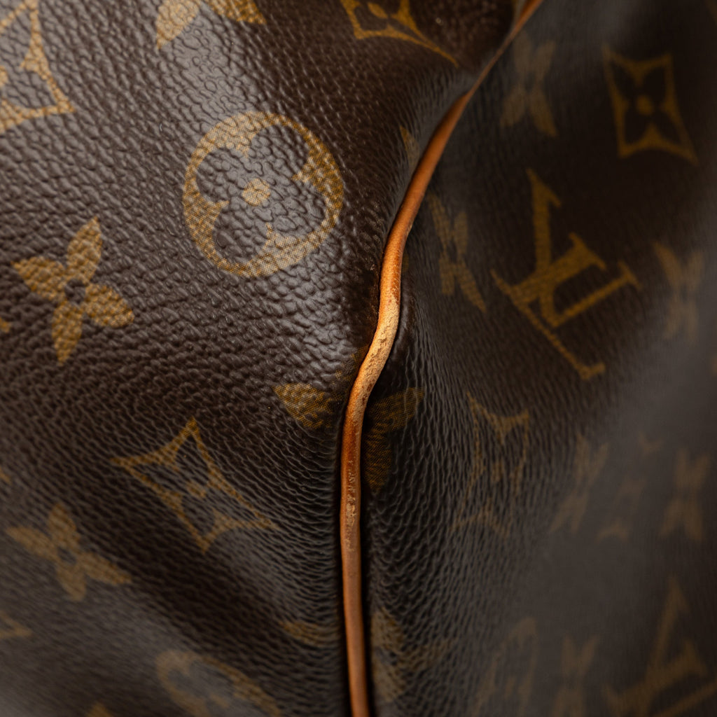 Brown Louis Vuitton Monogram Keepall 50 Travel Bag