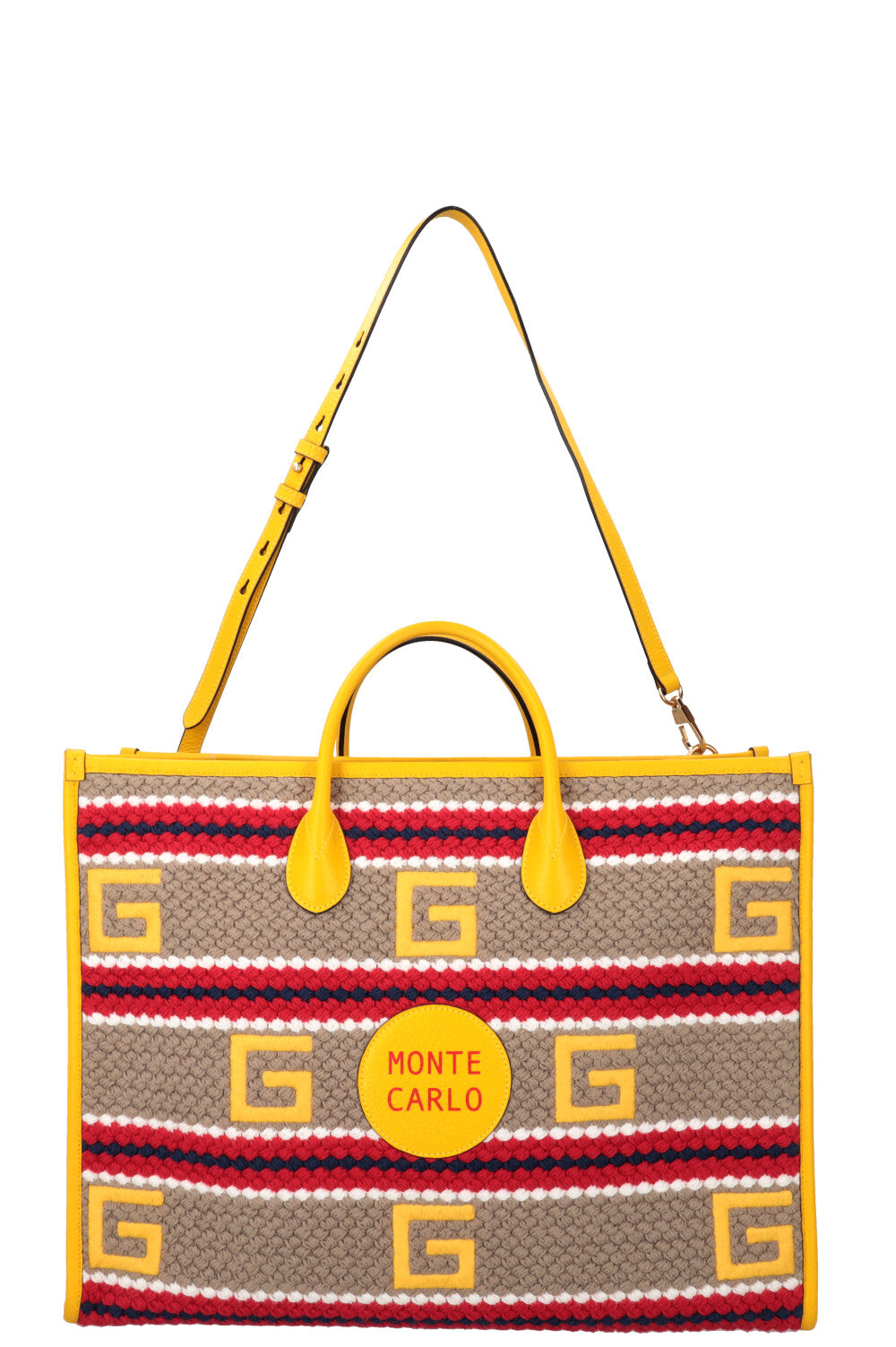 GUCCI Limited Edition Monte Carlo Crochet Tote Bag