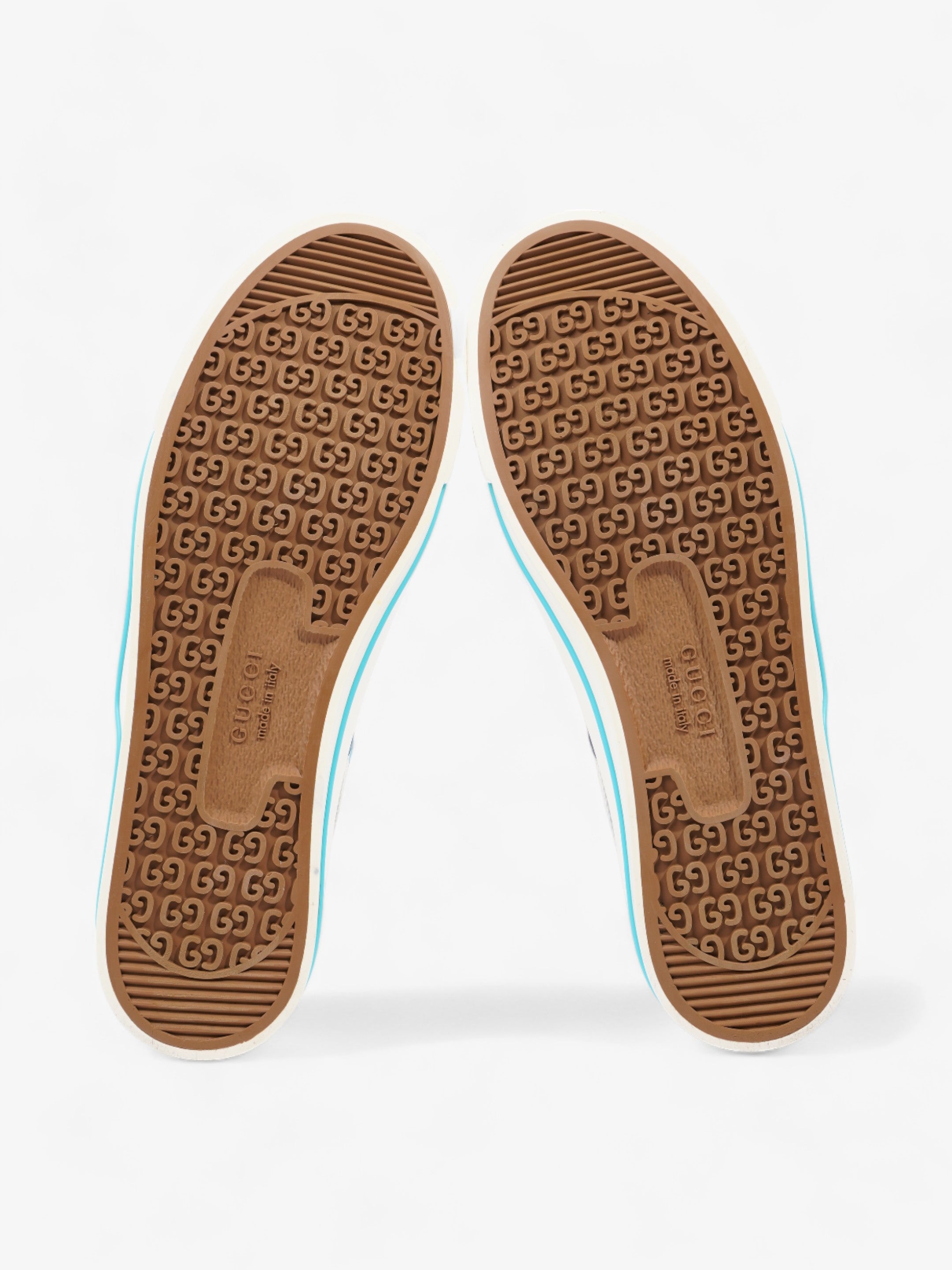 Gucci Tennis 1977 Blue GG Canvas EU 44 UK 10