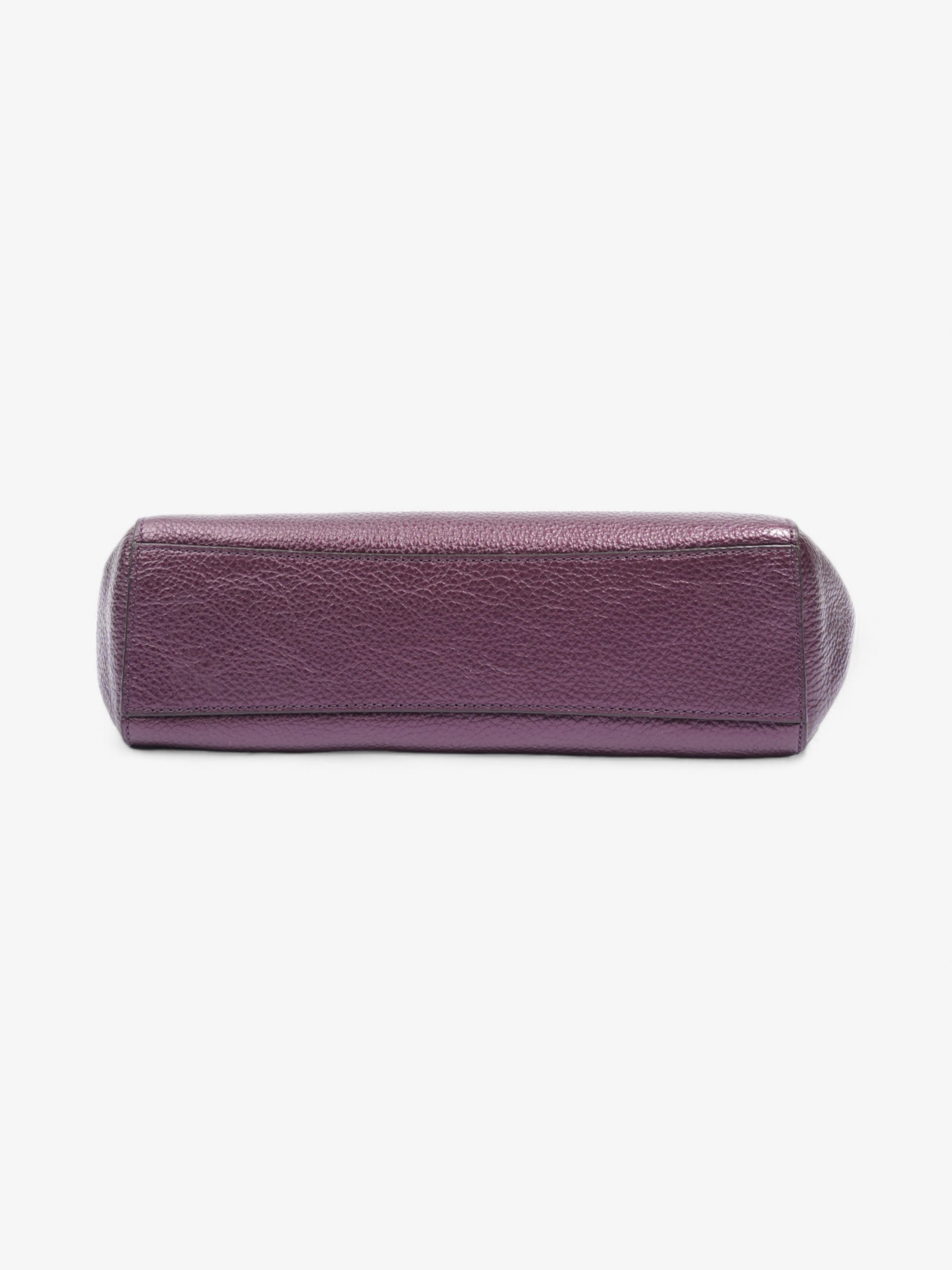 Coach Kelsey Chain Satchel Purple Leather Small