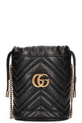 GUCCI Marmont Mini Bucket Bag Black