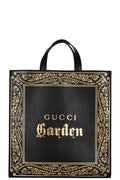 GUCCI Butterfly Convertible Soft Open Tote Black