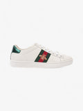 Gucci Ace Sneakers with Bee White / Red / Green Leather EU 35 UK 2