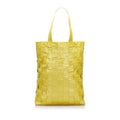 Yellow Bottega Veneta Maxi Intrecciato Cassette Tote Bag