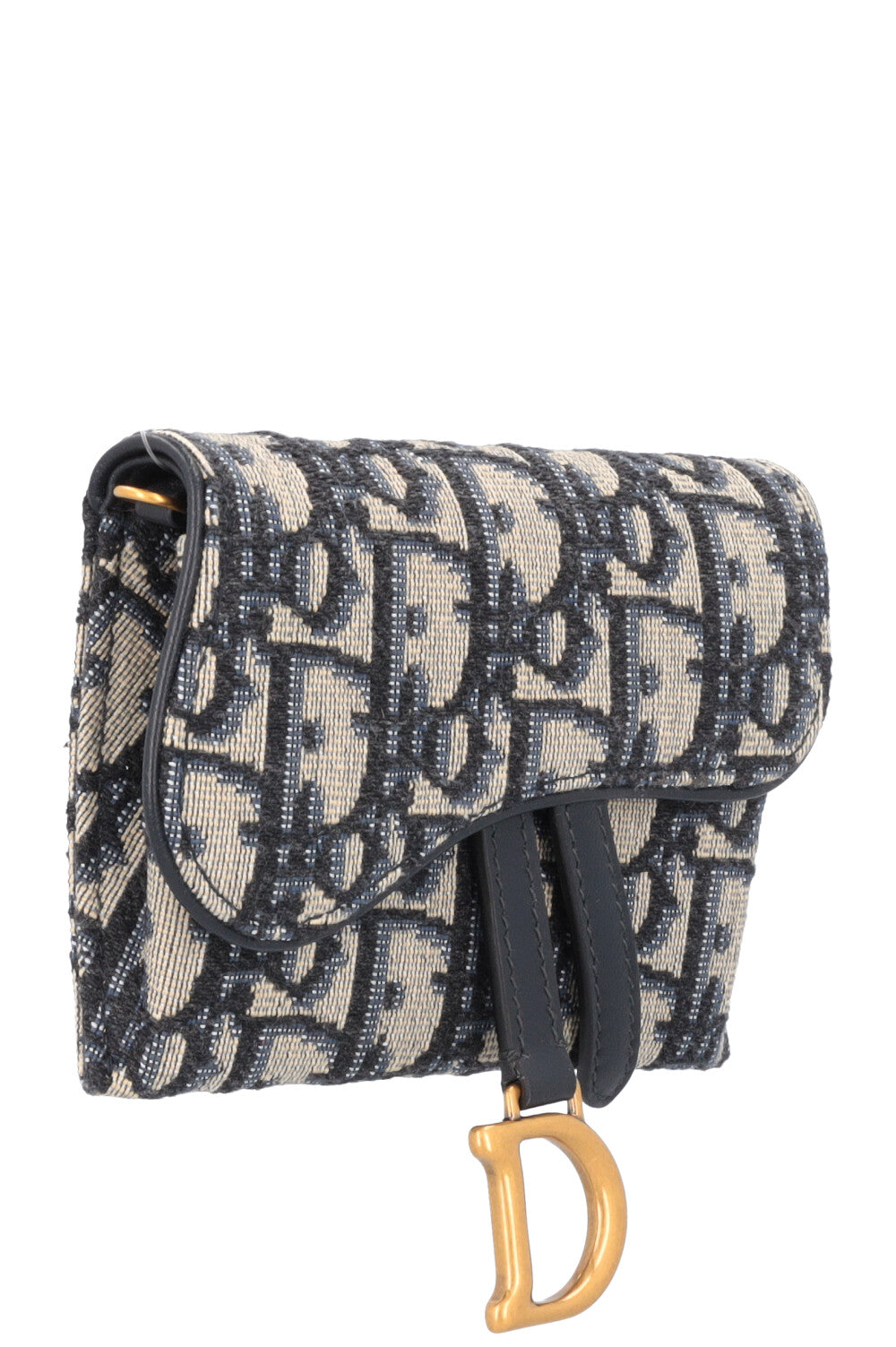 CHRISTIAN DIOR Nano Saddle Crossbody Belt Pochette Oblique