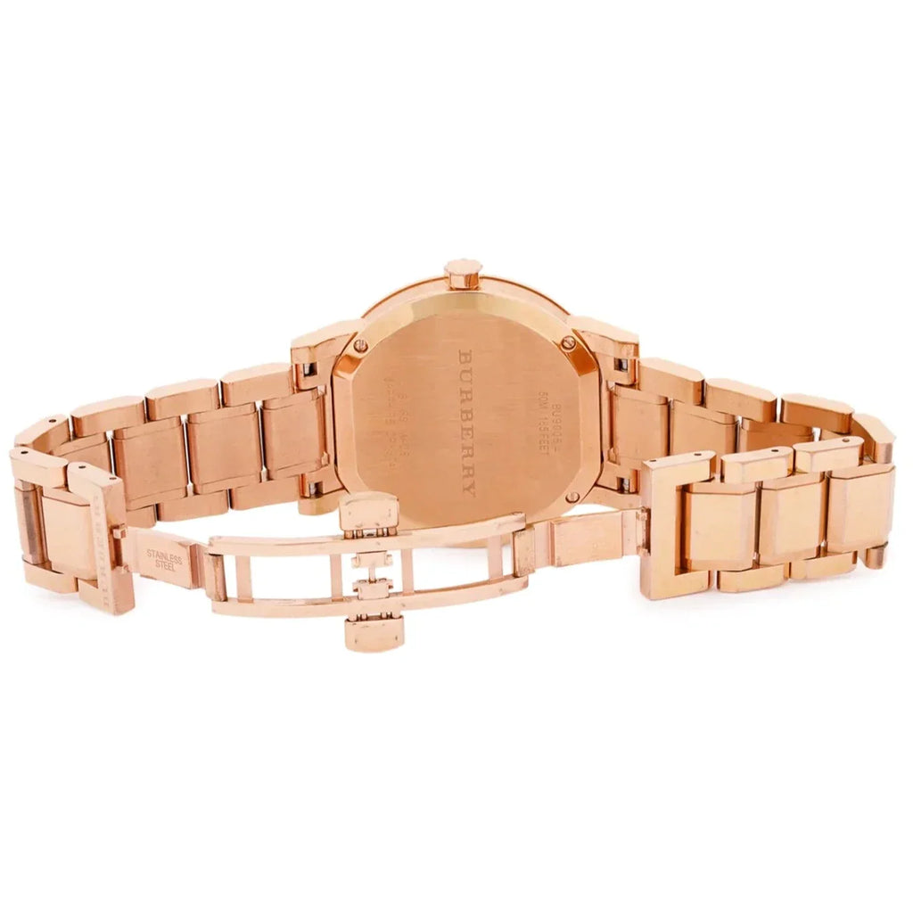 Burberry Ladies The City Rose Gold PVD Watch BU9005