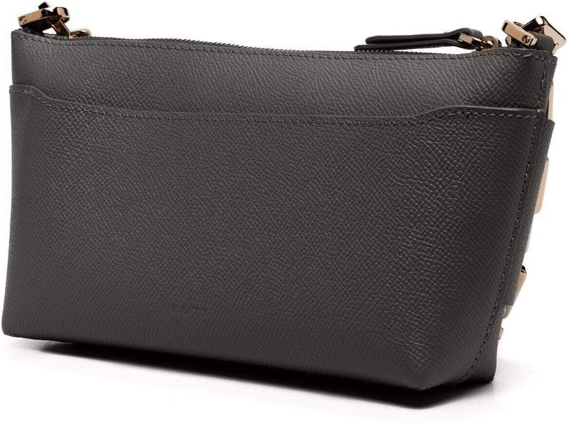BUCKLE POUCHETTE EPSOM LEATHER HANDBAG