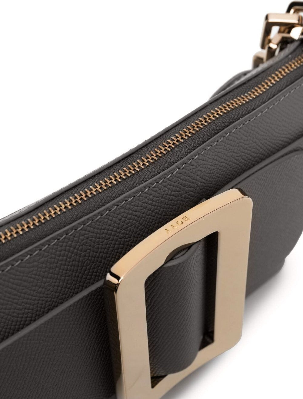 BUCKLE POUCHETTE EPSOM LEATHER HANDBAG