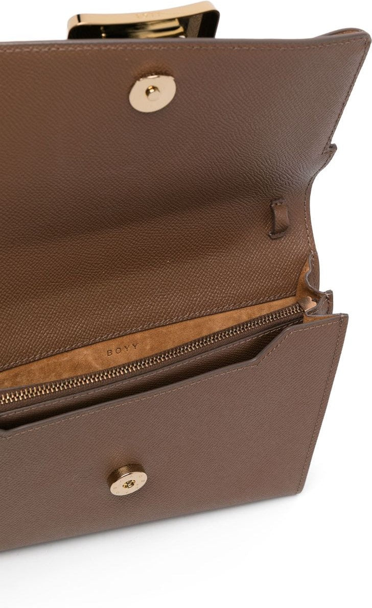 Buckle Travel Case Epsom Leather Handbag