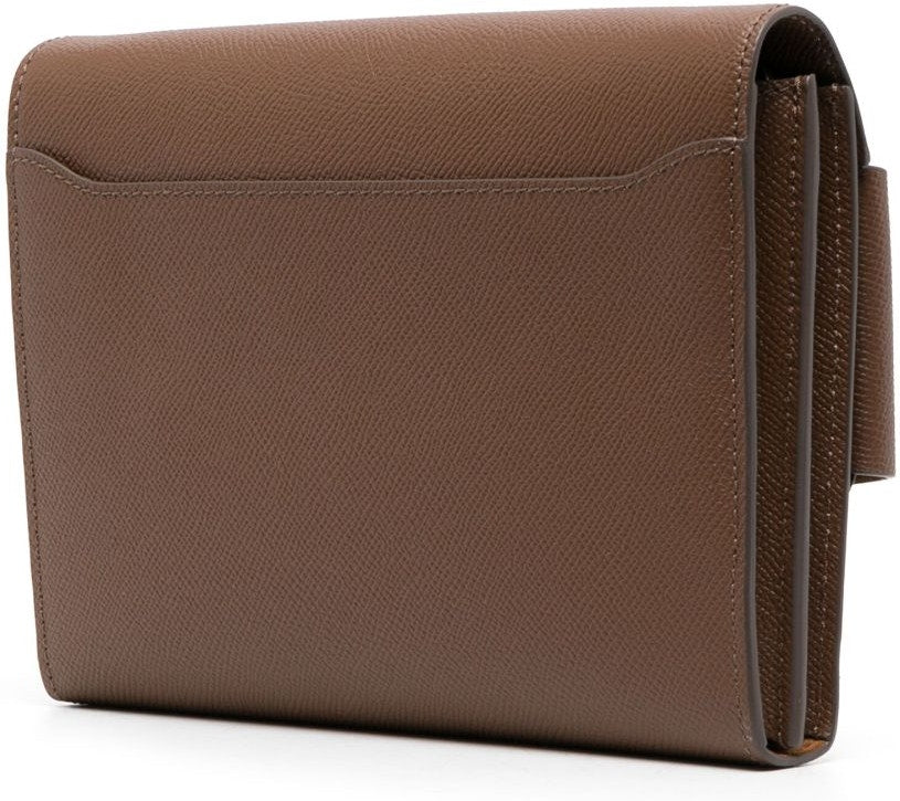 Buckle Travel Case Epsom Leather Handbag