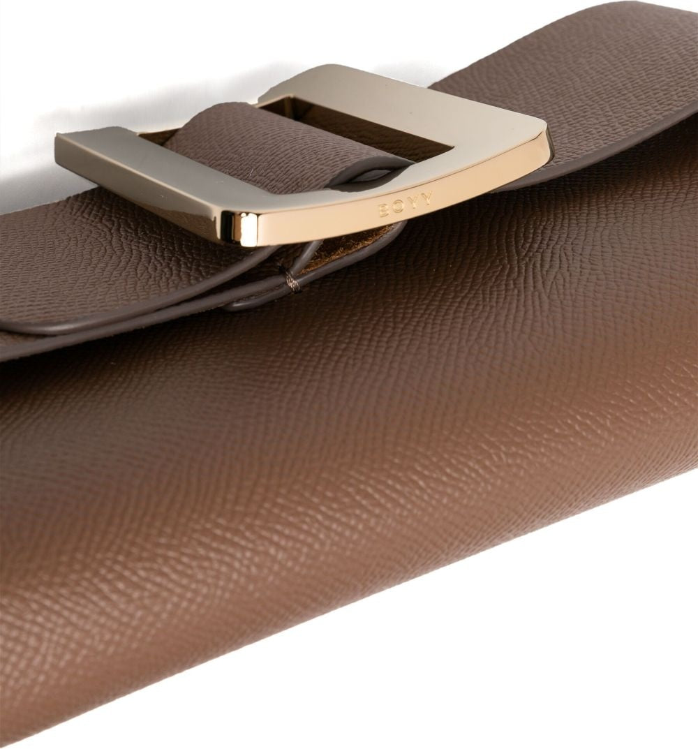 Buckle Travel Case Epsom Leather Handbag